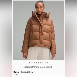 Lululemon Wunder Puff Down Jacket